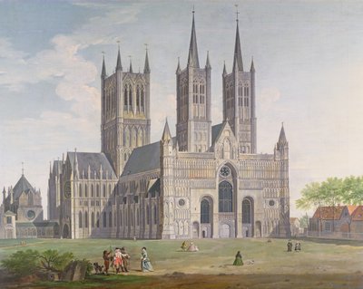 Lincoln Cathedral from the West by Joseph Baker